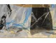 Abstract painting collages Jean-Louis Fleury 1998