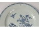 Porcelain plate India Company China flowers foliage eighteenth