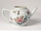 Porcelain teapot China East India family flowers rose eighteenth