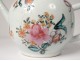 Porcelain teapot China East India family flowers rose eighteenth