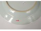 Porcelain hollow dish China India Company white blue flowers Kangxi eighteenth