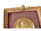 Pair miniature brass Henri IV Royal Family Louis XVIII Charles X Nineteenth