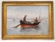 HST marine painting Louis Bonnot boat fishermen South Marseille Lina Bill 19th