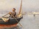 HST marine painting Louis Bonnot boat fishermen South Marseille Lina Bill 19th