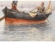 HST marine painting Louis Bonnot boat fishermen South Marseille Lina Bill 19th