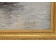 HST marine painting Louis Bonnot boat fishermen South Marseille Lina Bill 19th