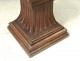 Bolster support carving pedestal carved oak statue nineteenth century