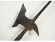 Halberd decoration neo-gothic wooden iron Viollet-le-Duc Napoleon III 19th