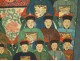 Great painting cloth 20 ancestors Chinese dignitaries mandarins China nineteenth