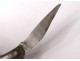 Petit penknife miniature knife folding horn carved shoe shoe nineteenth