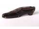 Petit penknife miniature knife folding horn carved shoe shoe nineteenth