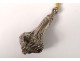 Service bell bronze silver foliage nineteenth century