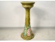 Column saddle support flower pot slip art nouveau flowers twentieth century