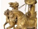 Large bronze sculpture E. Frémiet Char Minerve mythology Barbedienne 19th
