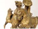Large bronze sculpture E. Frémiet Char Minerve mythology Barbedienne 19th