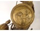 Large bronze sculpture E. Frémiet Char Minerve mythology Barbedienne 19th