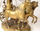 Large bronze sculpture E. Frémiet Char Minerve mythology Barbedienne 19th