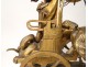 Large bronze sculpture E. Frémiet Char Minerve mythology Barbedienne 19th