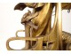 Large bronze sculpture E. Frémiet Char Minerve mythology Barbedienne 19th