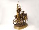Large bronze sculpture E. Frémiet Char Minerve mythology Barbedienne 19th