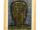 Gouache &quot;monotype&quot; by Henri Ren twentieth