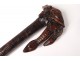 Cane Folk Art Carved Wood Snakes Frog Monkey Nineteenth Century