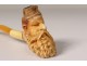 2 old pipes sea foam amber carved meerschaum late nineteenth century