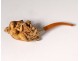 2 old pipes sea foam amber carved meerschaum late nineteenth century