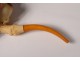 2 old pipes sea foam amber carved meerschaum late nineteenth century