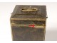 Pendulette officer bronze gilt bronze alarm clock ring request case XIX