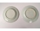 Pairs porcelain dishes Compagnie des Indes coat of arms coat of arms knight 18th