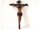 Crucifix baroque Christ cross carved wood late seventeenth century