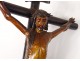 Crucifix baroque Christ cross carved wood late seventeenth century