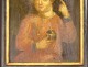 HSP icon painting portrait Child Jesus halo Salvator Mundi orb eighteenth