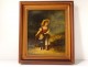 HST painting woman child landscape countryside french school nineteenth century