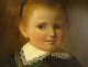 HST painting portrait child girl Marie Vanden Eycken Belgian school nineteenth