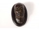 Small death mask Emperor Napoleon I bronze marble Antommarchi nineteenth