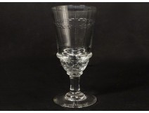 Absinthe glass blown glass model cord cut nineteenth century