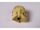 Grain Rosary Carved Head Dead Christ Vanity Memento Mori Skull Nineteenth