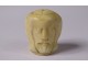 Grain Rosary Carved Head Dead Christ Vanity Memento Mori Skull Nineteenth