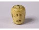 Grain Rosary Carved Head Dead Christ Vanity Memento Mori Skull Nineteenth