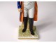 Polychrome porcelain statuette Emperor Napoleon I twentieth century