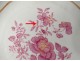 4 hollow porcelain dishes Compagnie des Indes Family Rose flowers eighteenth