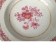 4 hollow porcelain dishes Compagnie des Indes Family Rose flowers eighteenth