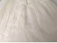 Baptism dress old tulle embroidery flowers nineteenth twentieth century