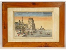 Optical view Mouth Escaut Poissonnerie Antwerp Paris Daumont XVIII