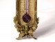 Golden bronze thermometer knots flowers foliage nineteenth century