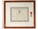 Medal Legion of Honor certificate French Republic Bergeron enamel