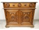 Low sideboard Louis XIII carved walnut South-West late 17th century