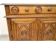 Low sideboard Louis XIII carved walnut South-West late 17th century